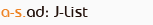 jlist