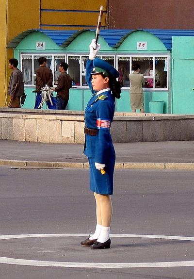 Pyongyang Traffic Warden