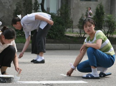 Pyongyang Traffic Wardens